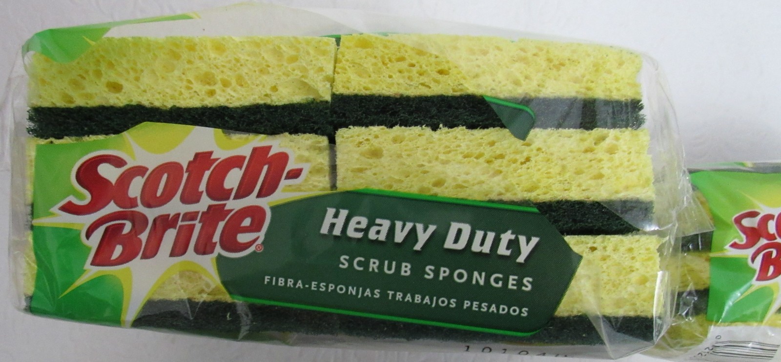 Scotch-Brite Scrub Sponges Heavy Duty 9 Count 4.5″ x 2.7″ x 0.6″ Non-Scratch