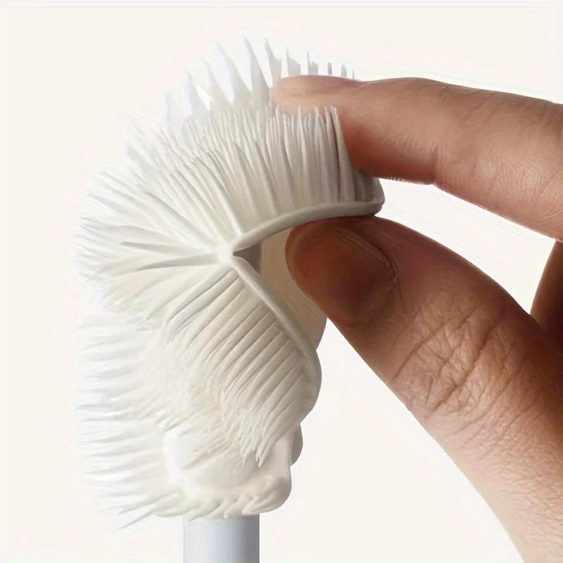 Foldable Silicone Bottle Brush 360° Cleaning Long Handle Cup Cleaner