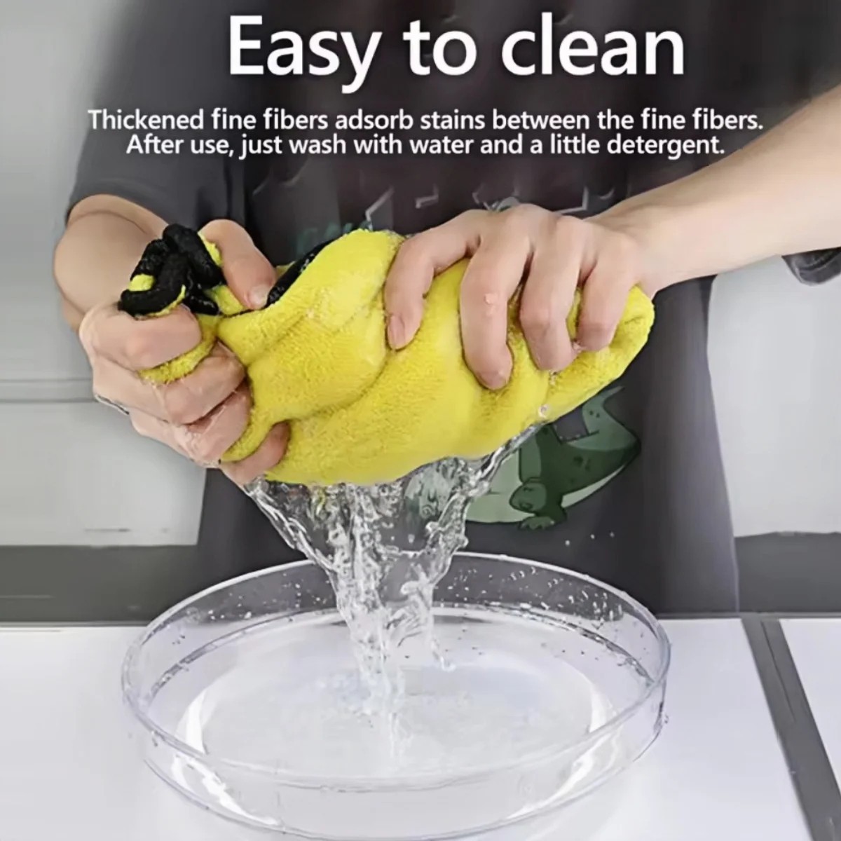 3/5/10Pcs Microfiber Cleaning Cloth Car Wash Towel Drying Rag Car Polishing