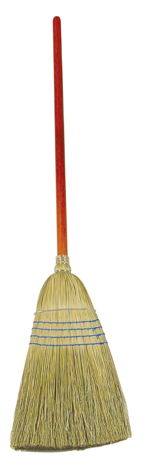 Blue Corn Broom Indoor Outdoor Use 58 inches Heavy Duty Durable Construction