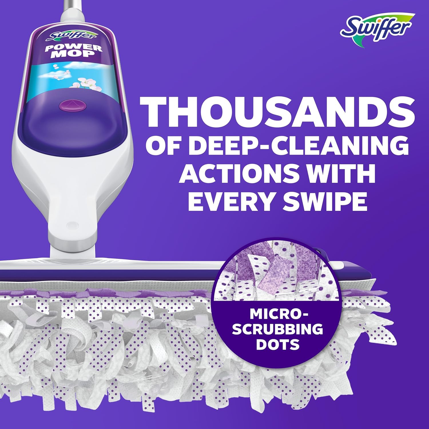 Powermop Floor Cleaning Kit Multi Surface Mop Fresh Scent Pads Solution