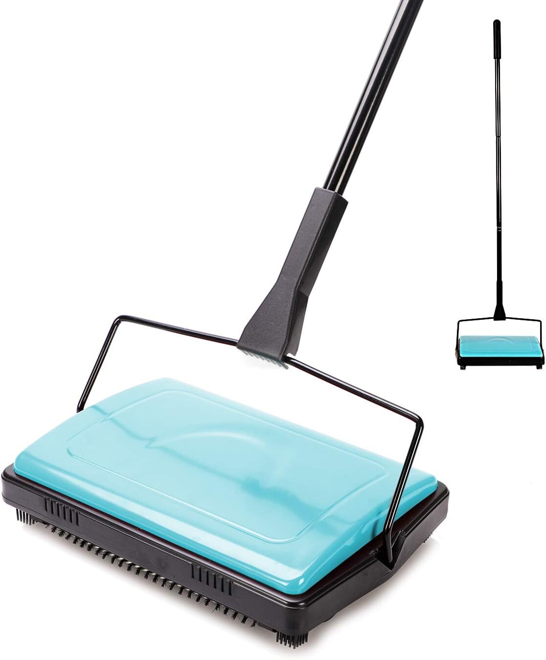 Carpet Sweeper Cleaner with Brush Blue