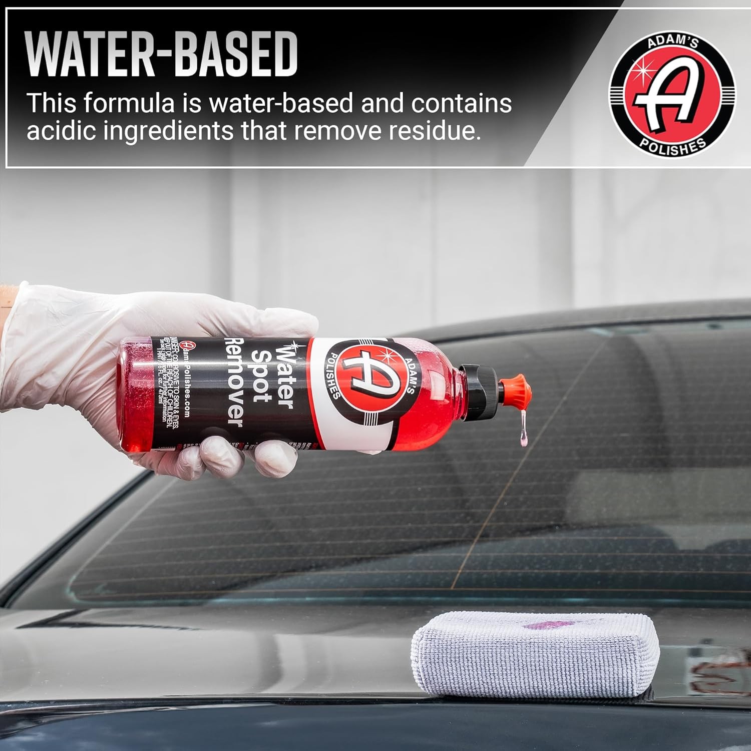 Adam’s Polishes Water Spot Remover – Hard Stain for Glass,…