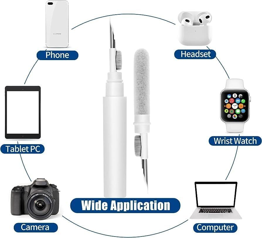 Cleaning Pen For Airpods Pro1 2Earphones Cleaner Kit Soft Brush Case Earbuds Lot