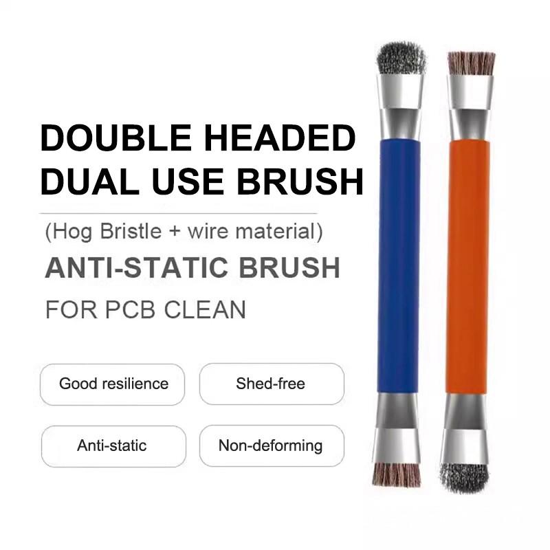 Anti-Static PCB Cleaning Brush – Double Head Safe Brush For Phone Repair Tool