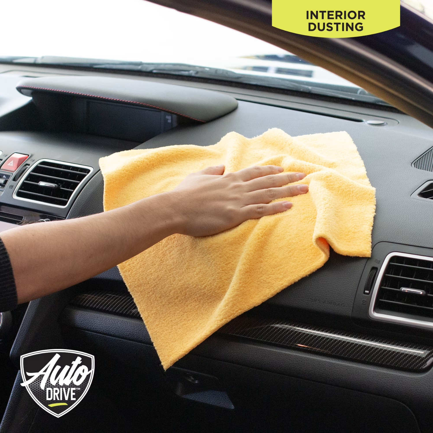 Auto Drive Tear Away Microfiber Detailing Towels 50 Count Car Wash Roll