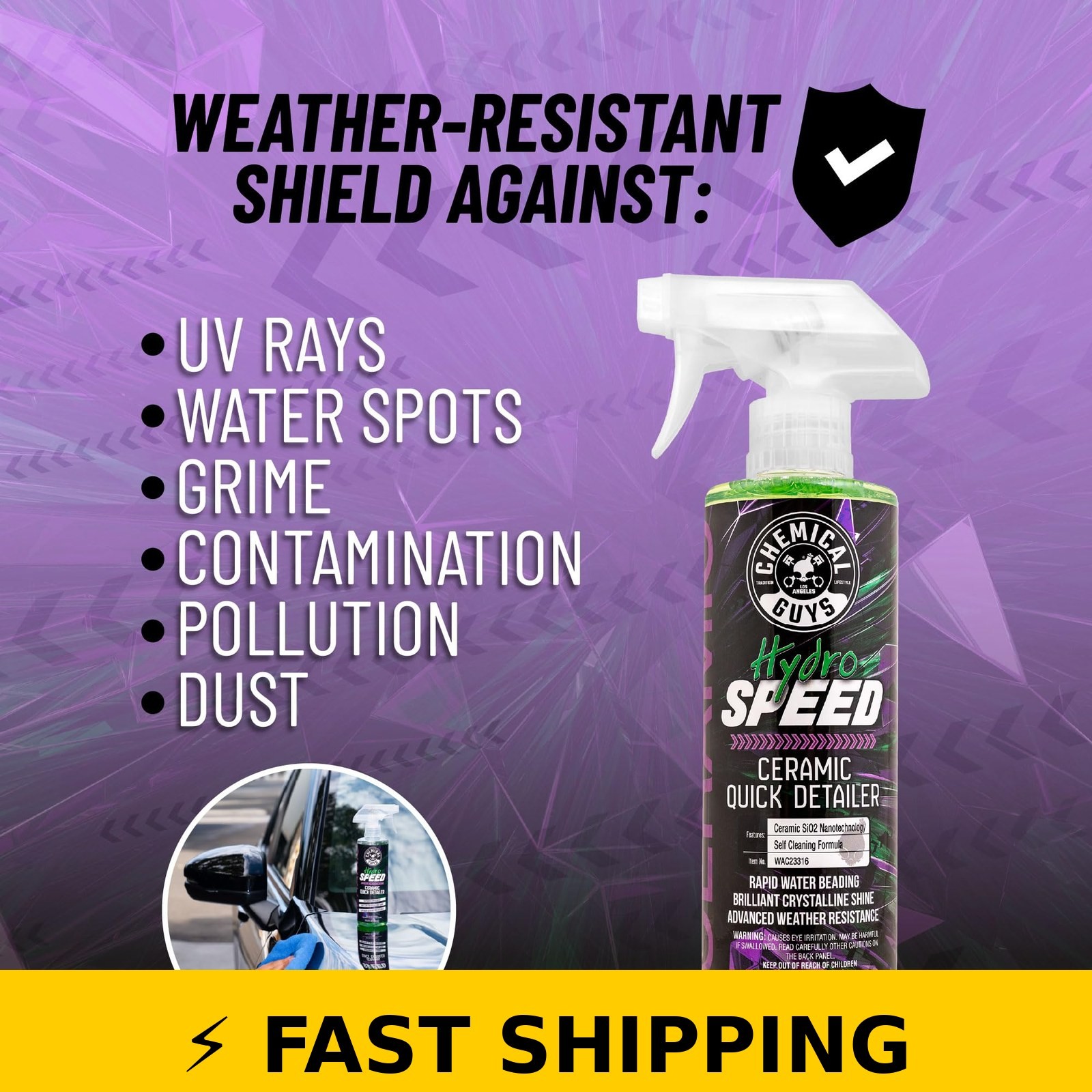 Chemical Guys HydroSpeed SiO2 Ceramic Quick Detailer 128 oz