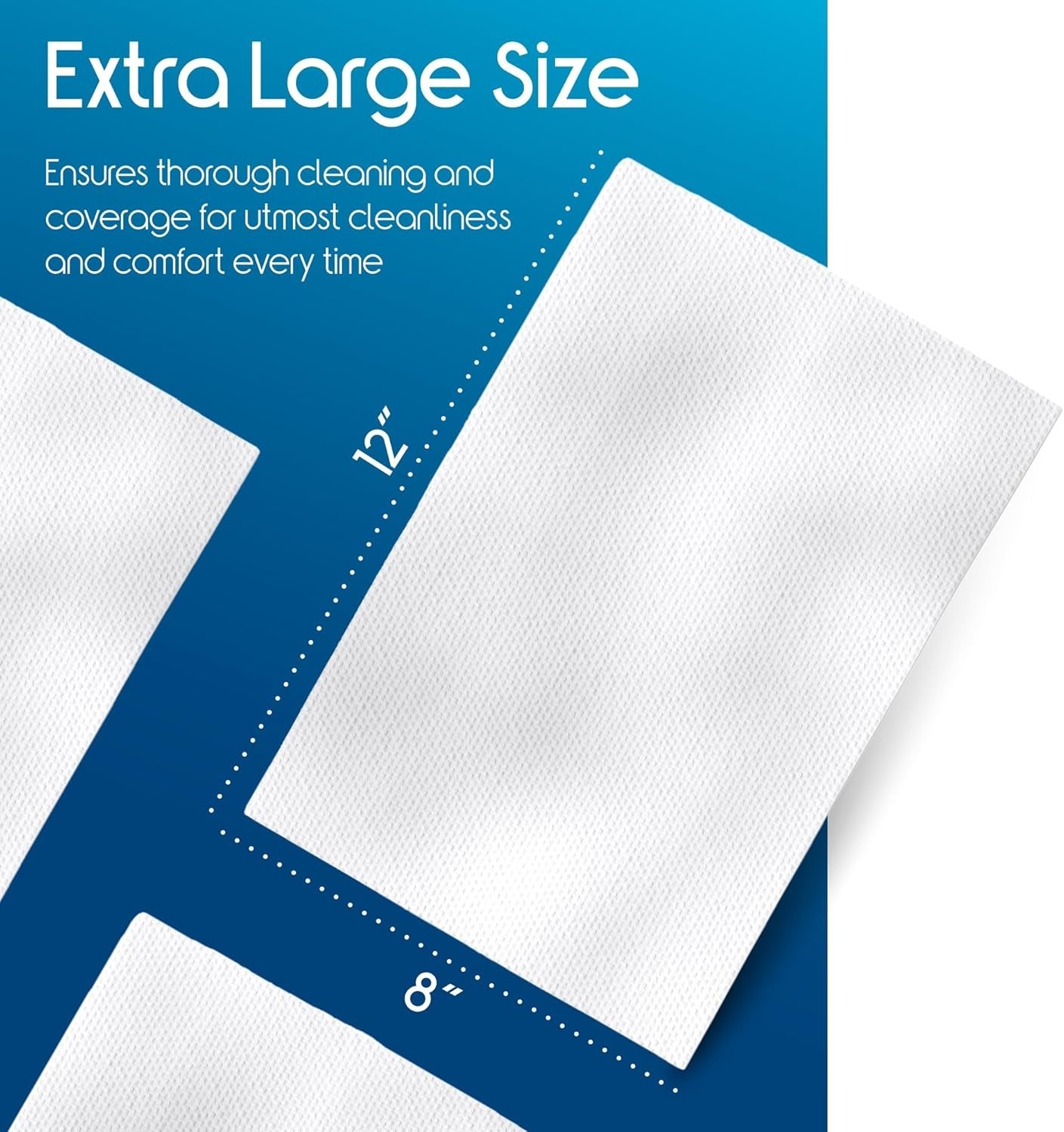 Inspire Adult Wet Wipes, Wash Cloths | Adult Wipes 8″x12″ (50 Count (Pack of 1