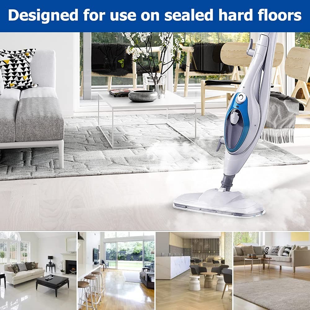 10 Pack Washable Steam Mop Pads for 10-in-1 Steam Mop | Reusable, Compatible, Hi