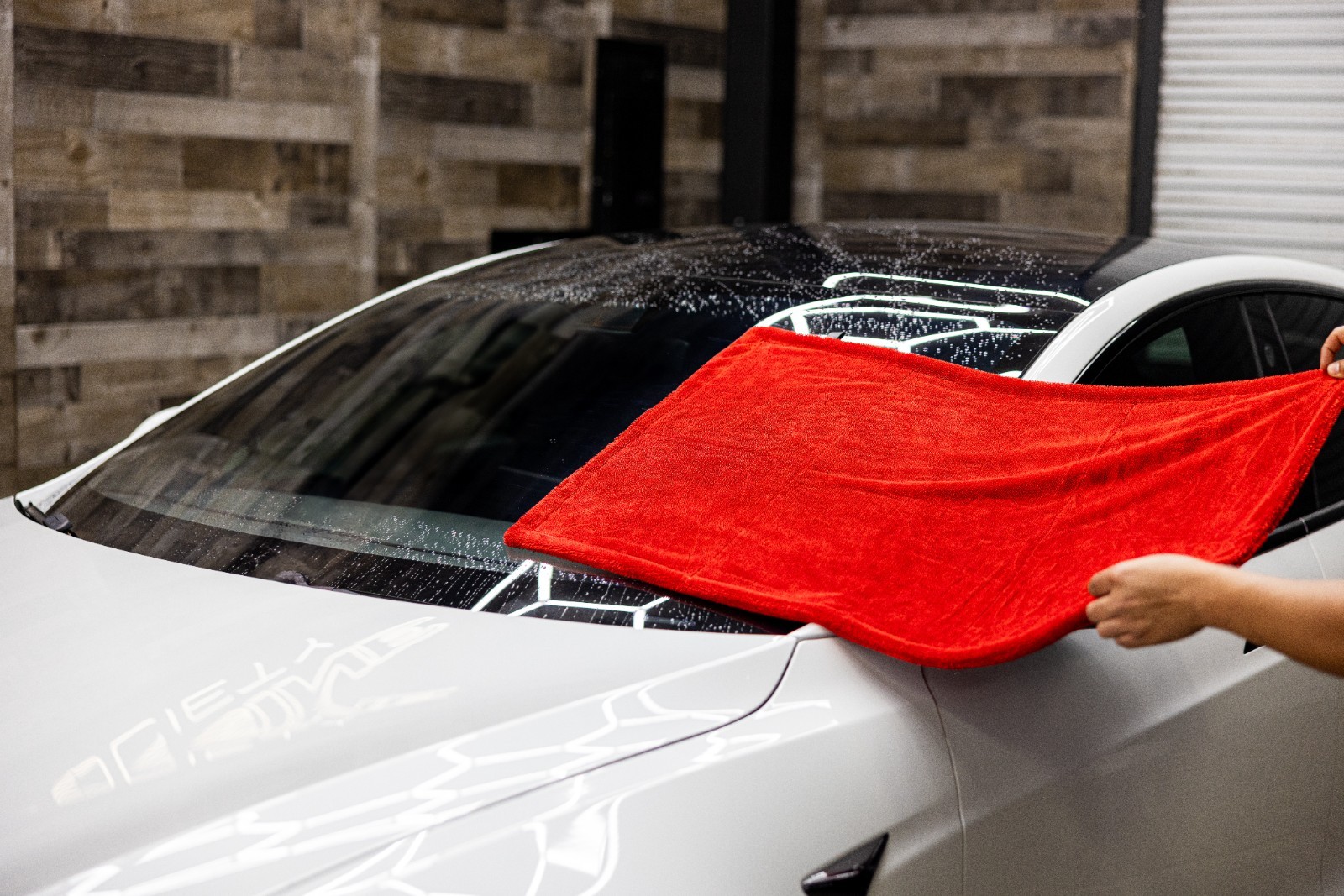 Water Absorbing Car Wash Microfiber Drying Towel Twisted Loop 24 x 36″ 1300GSM