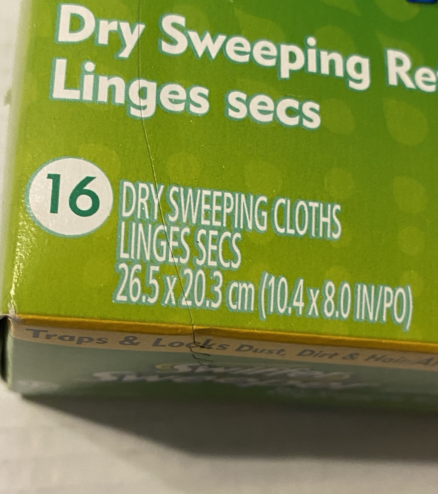 Swifter Dry Sweeper Refills 16 unscented cloths NEW