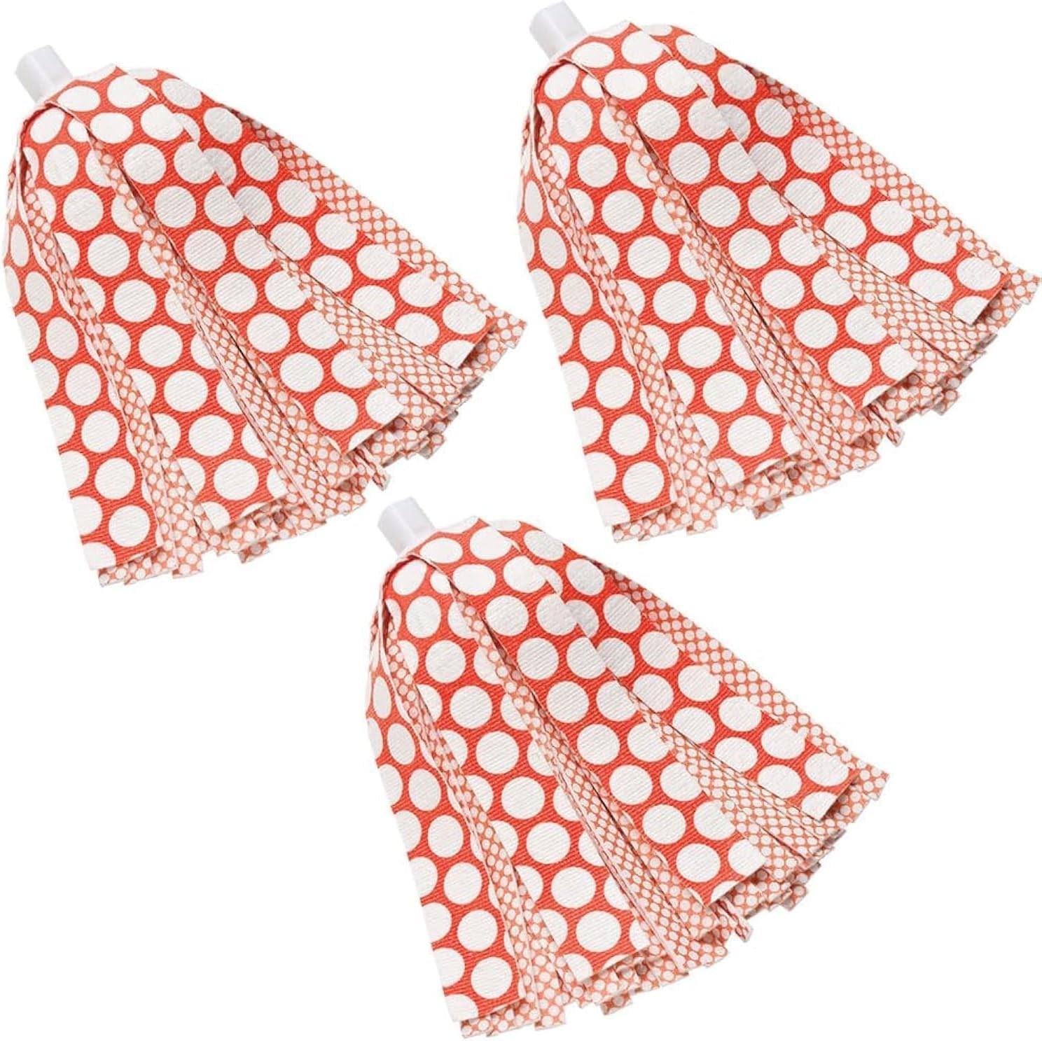 Libman Wonder Mop Head Replacement | Absorbent Microfiber | Self Red & White