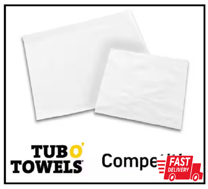 Tub O’ Towels Heavy-Duty Cleaning Wipes, Individually Wrapped, 15-Pack Pouch