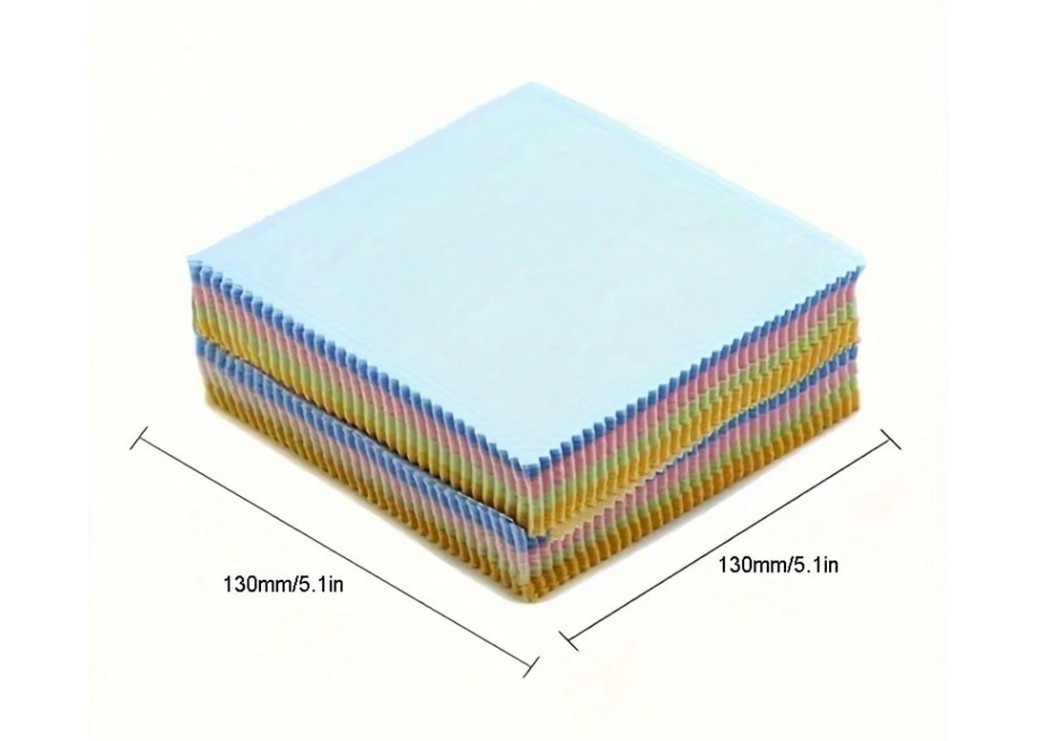 10pcs Microfiber Cleaning Cloths – Multi-Purpose Wipes for Glasses & Screens-NEW