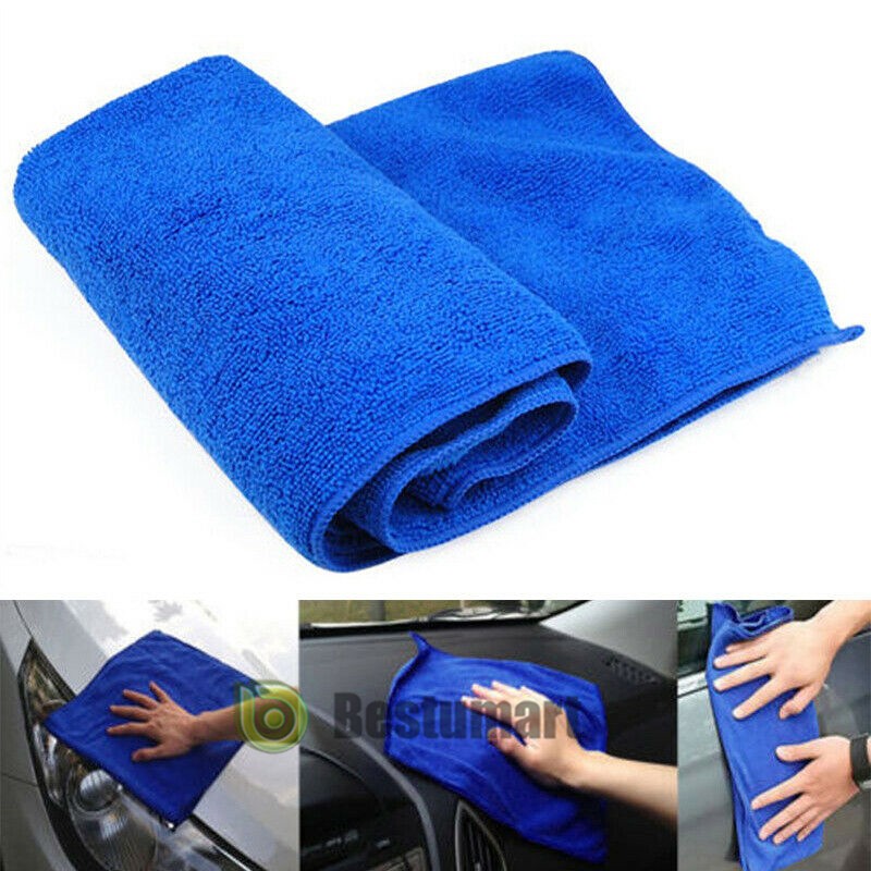 50/100x Microfiber Cleaning Cloth Towel No-Scratch Rag Car Polishing Detailing