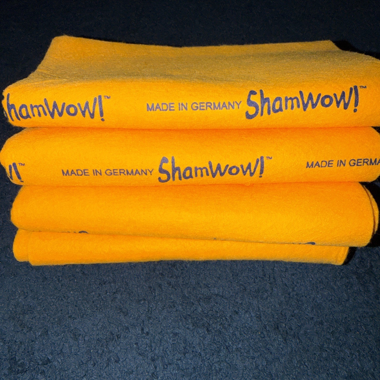 Original German Shammy Towels Super Absorbent Cloth 20.5” x 23” Lot of 4