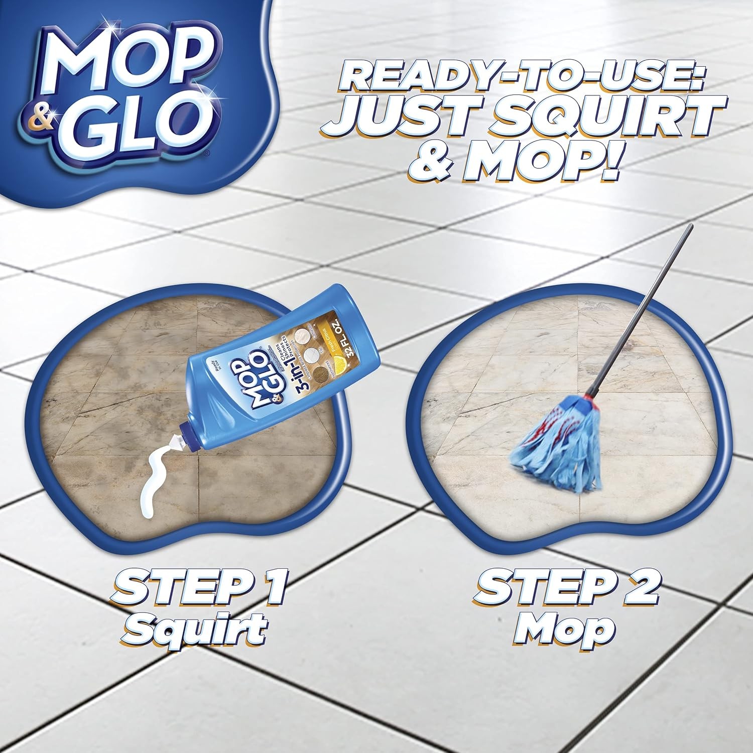 Professional Multi Surface Floor Cleaner Fresh Citrus Scent Shines Protect floor
