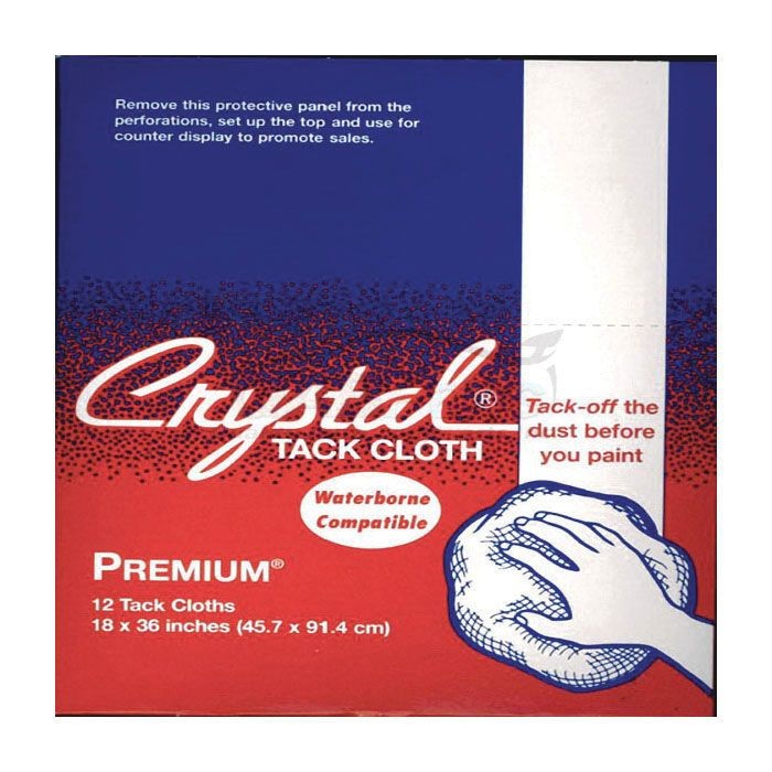 Premium Tack Cloths, Bond Crystal Brand 18″ x 36″ 12 Cloths Per Box