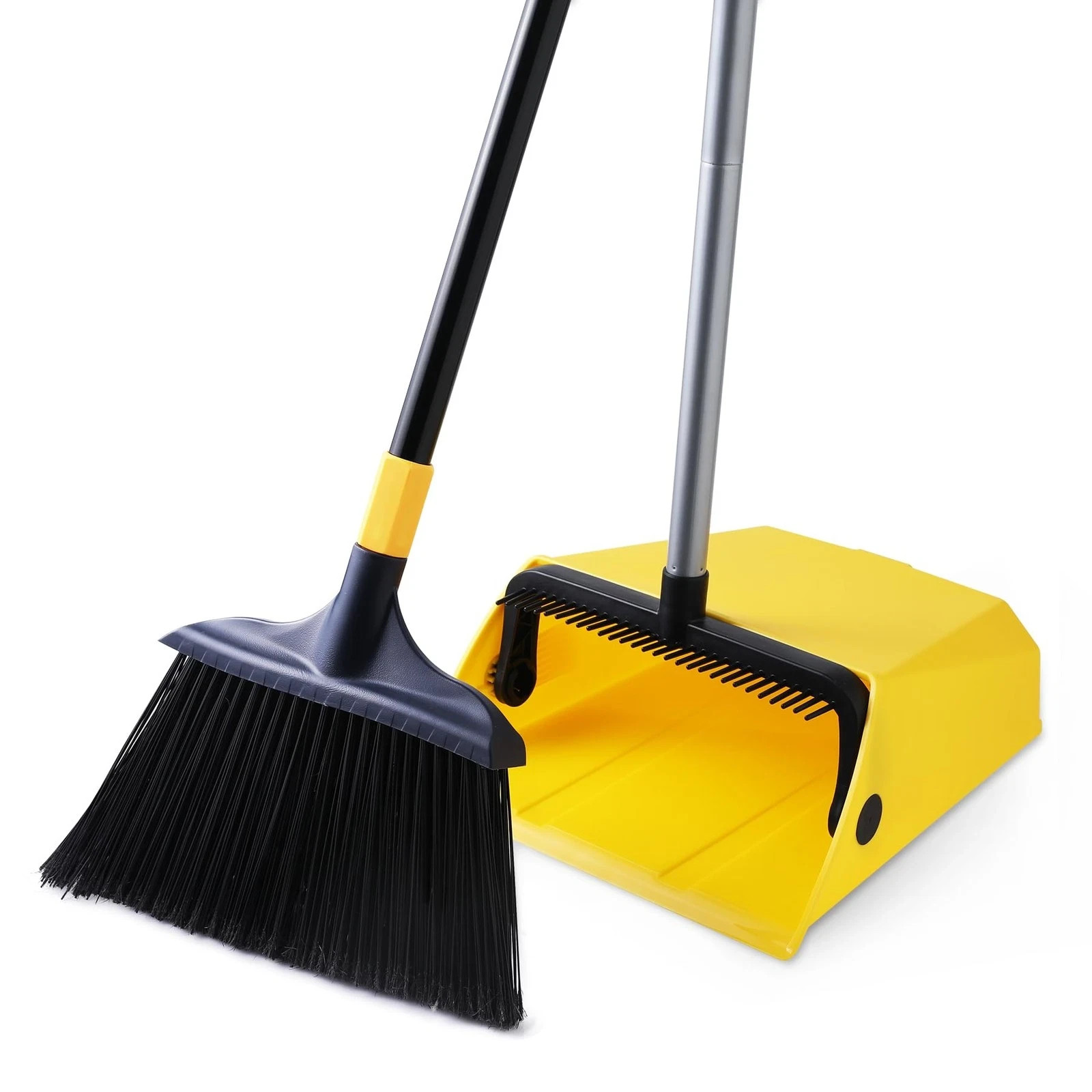 Commercial Broom And Dustpan Set With Comb Commercial Outdoor Indoor For Courtya