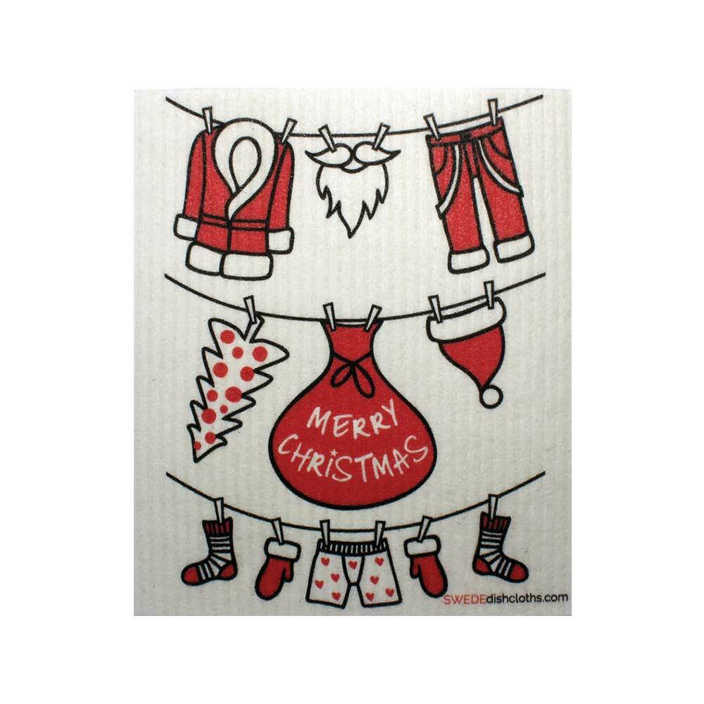 Mixed Christmas “B” Set of 3 cloths Swedish Dishcloths (one of each design)