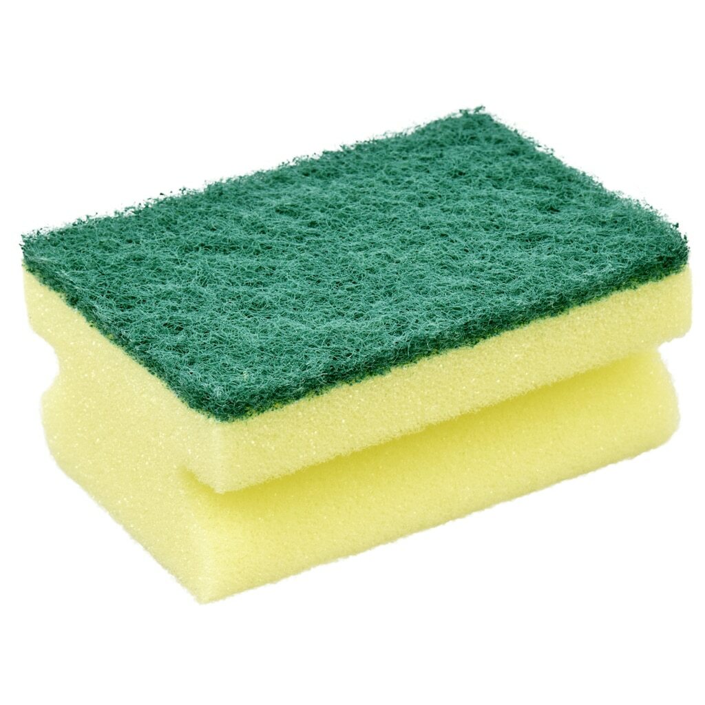 Scrub Buddies Nail Guard Sponges Yellow/Green 6 Pack