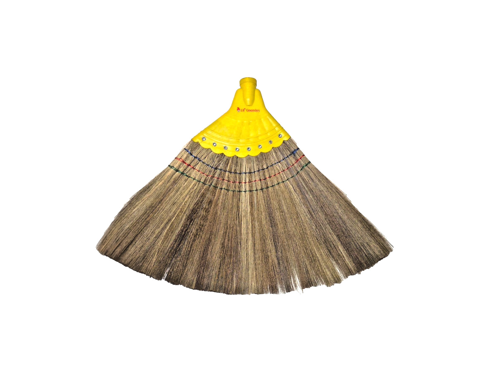 Asian Natural Straw Broom 58 Inch Length Vietnamese Corn Sweep Stainless Steel