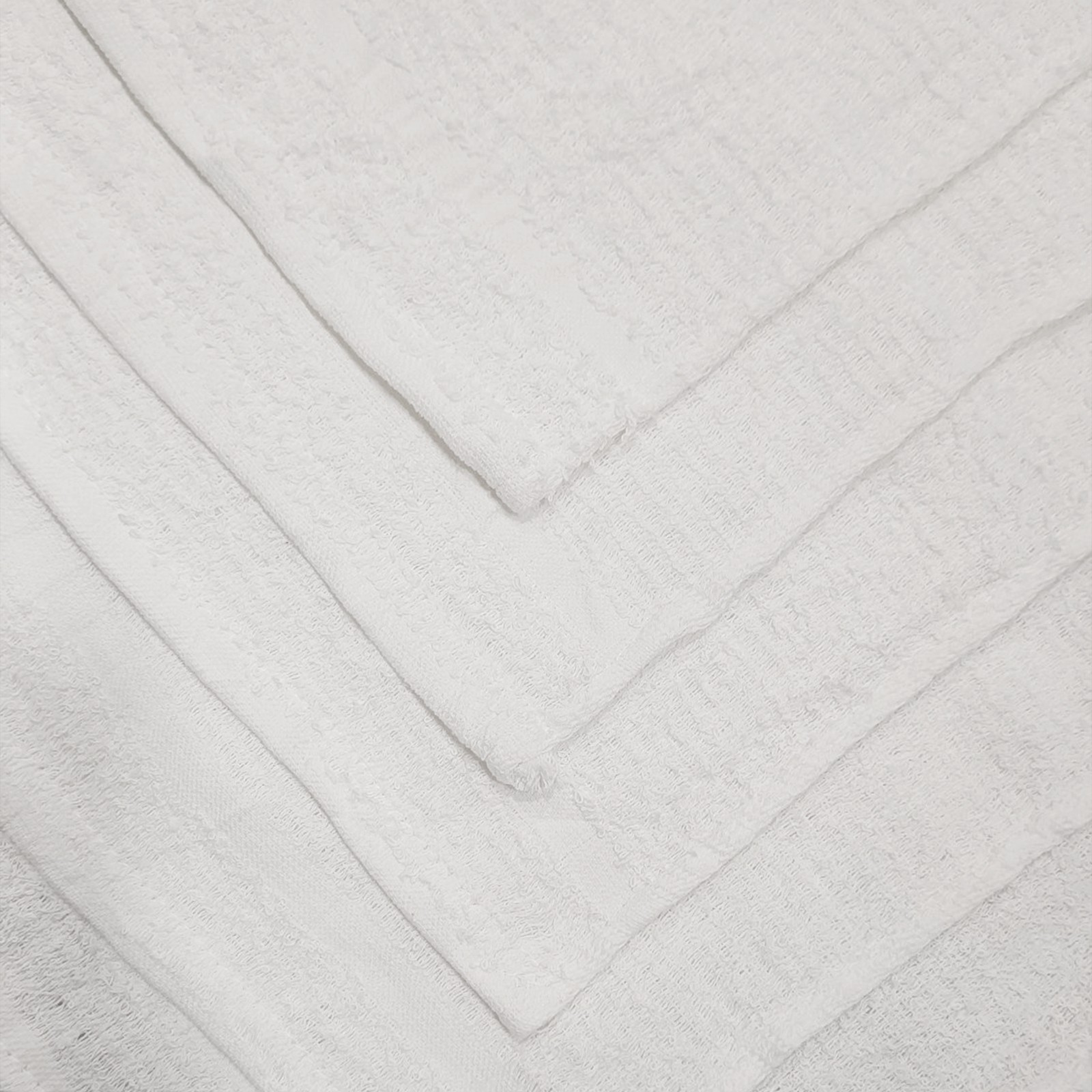 New Terry Washcloth Rags 12×12 – Absorbent Towels, White Cleaning Rags – Boxes