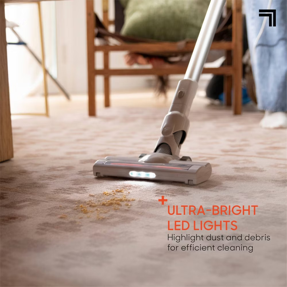 Sharper Image Powerslim Corded Handheld and Stick Vacuum White