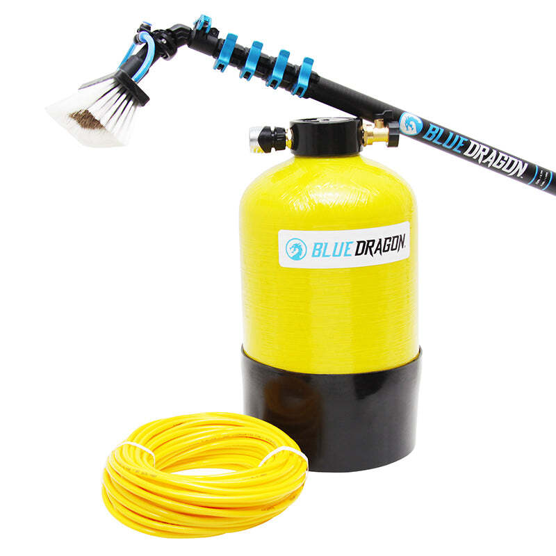 Blue Dragon Water Fed Pole and Yellow DI Tank Starter Kit