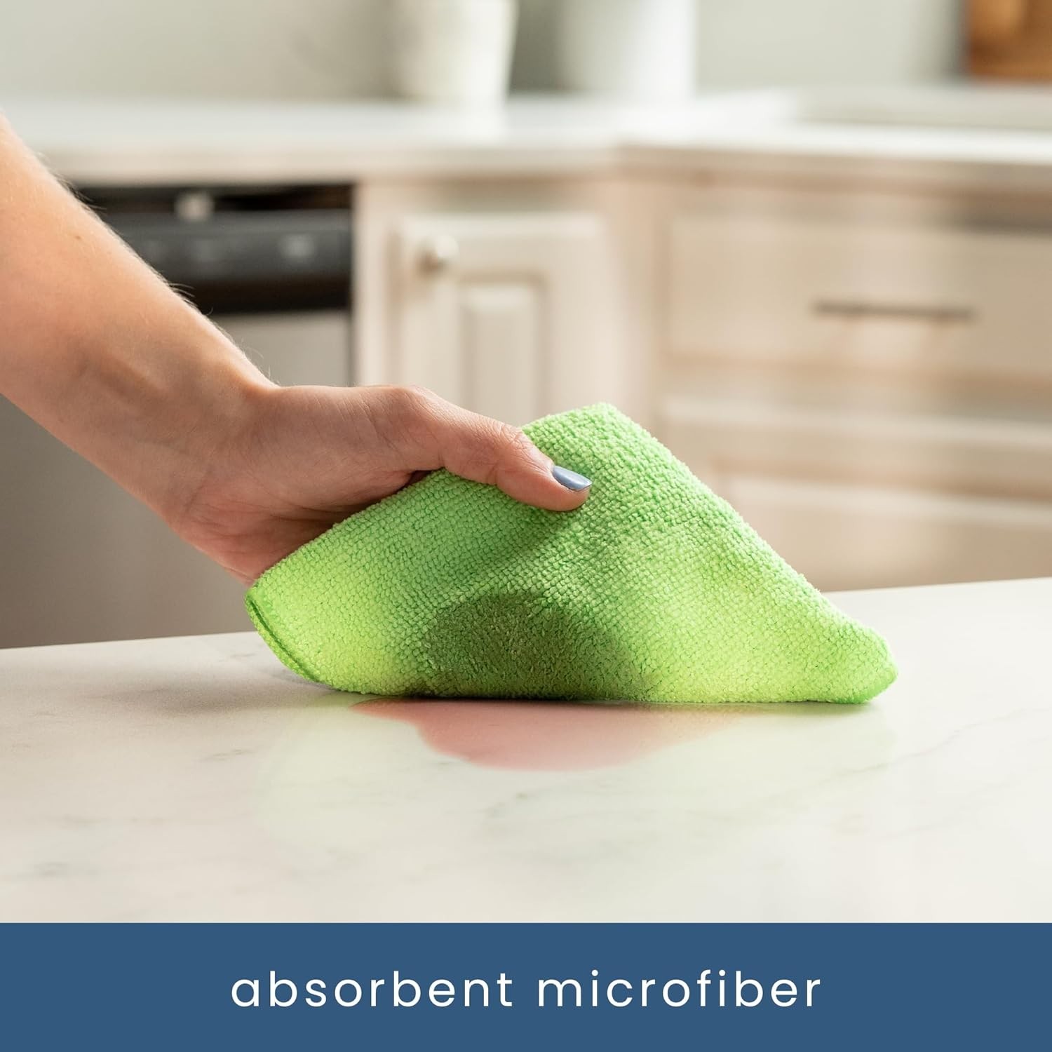 50 Microfiber Cleaning Cloths, Assorted Colors – Perfect for Every Cleaning Task
