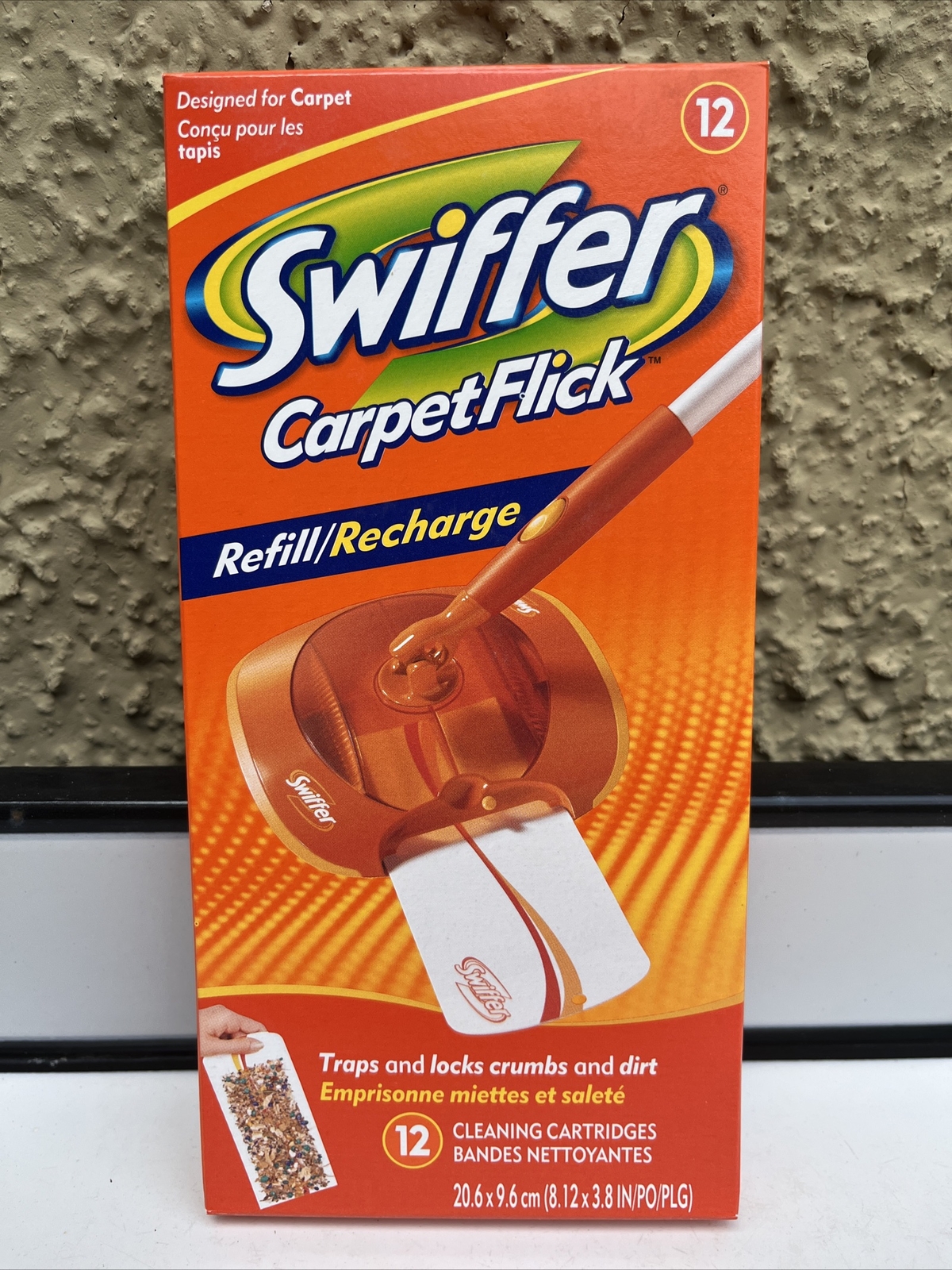 Carpet Flick Swiffer Refill Pack of 12 Sealed Cleaning Cartridges Discontinued