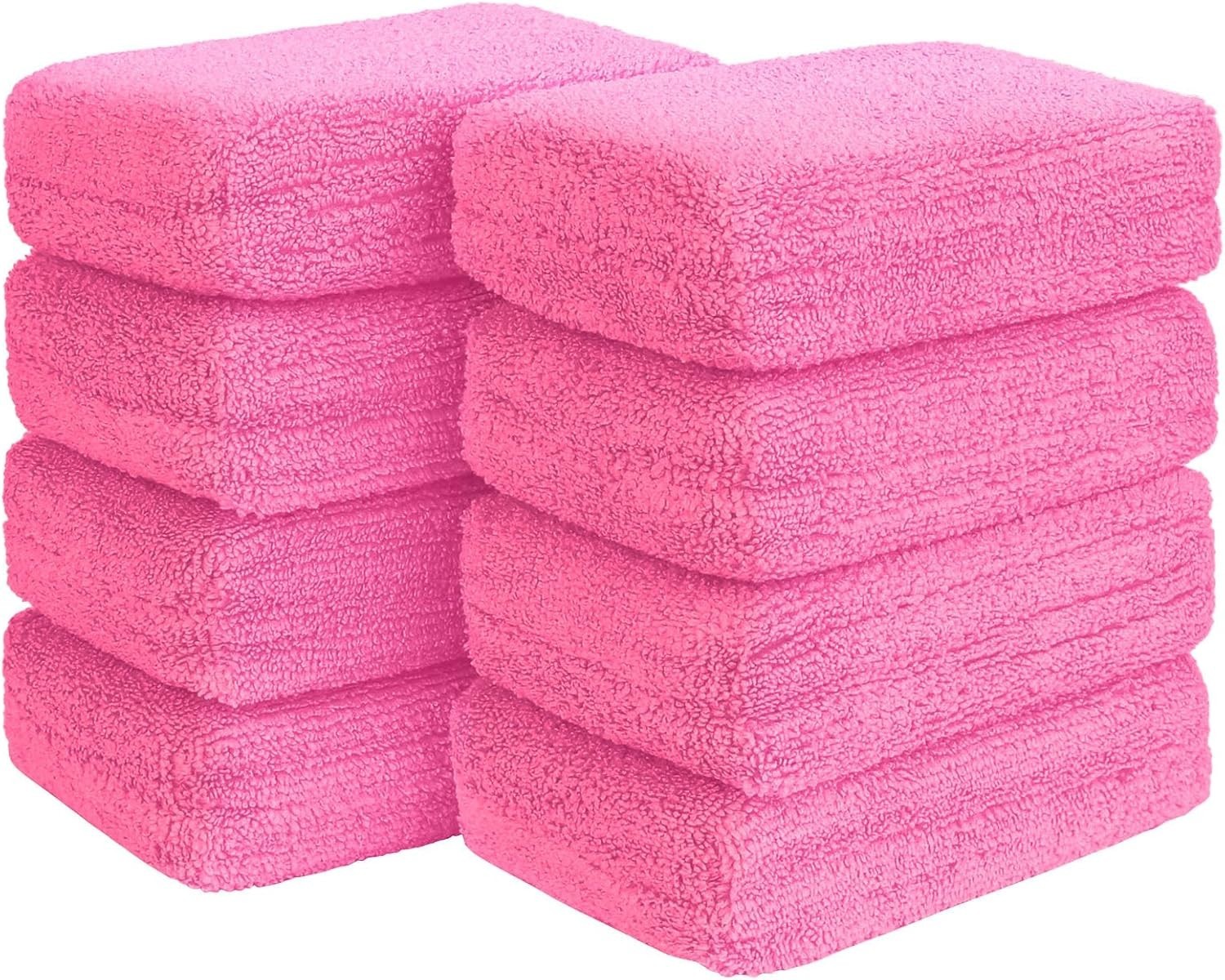 Lightweight Microfiber Applicator Pads – 8 Pack for Scratch-Free Car Detailing