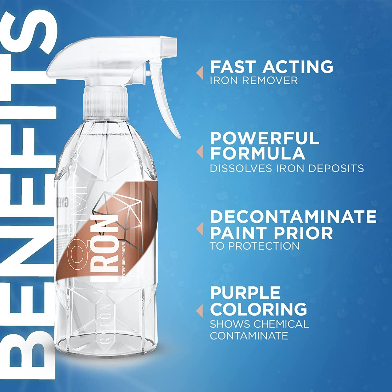 GYEON Quartz Q²M Iron 500 ml – Iron Remover Breaks Down Embedded Iron Deposits i