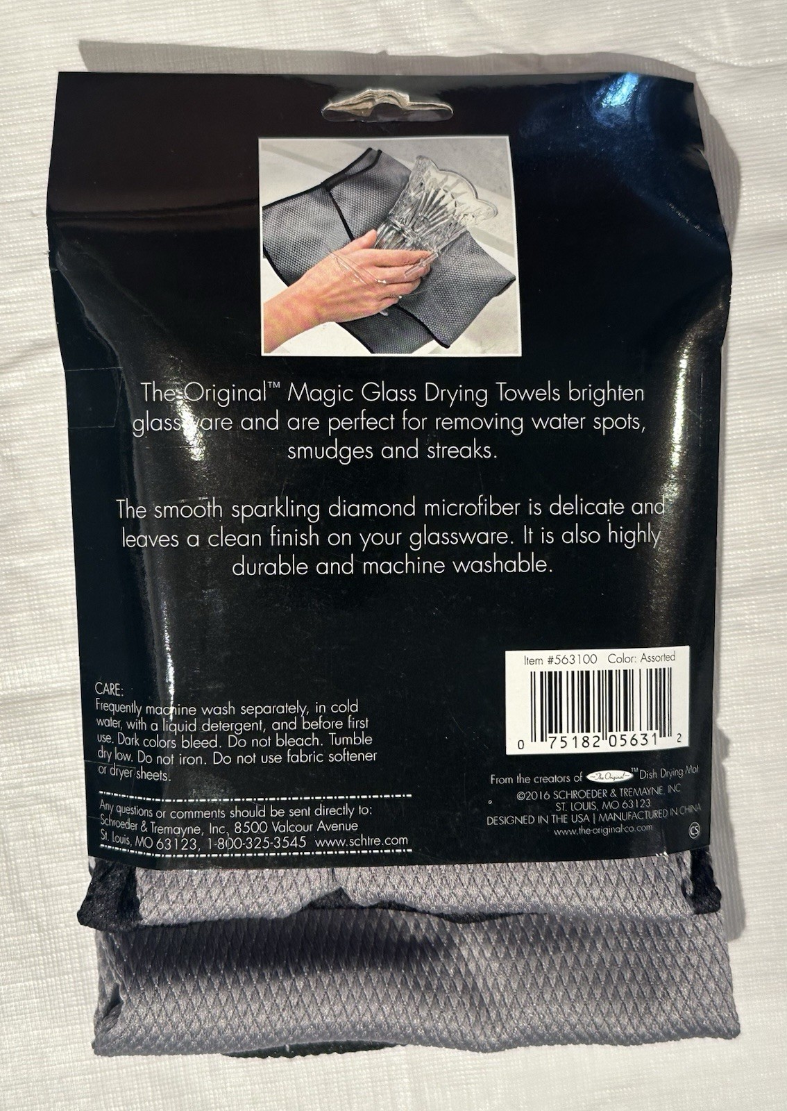 NEW 3 PK ORIGINAL MAGIC GLASS DRYING TOWELS CLEANING MICROFIBER GLASSES MIRRORS