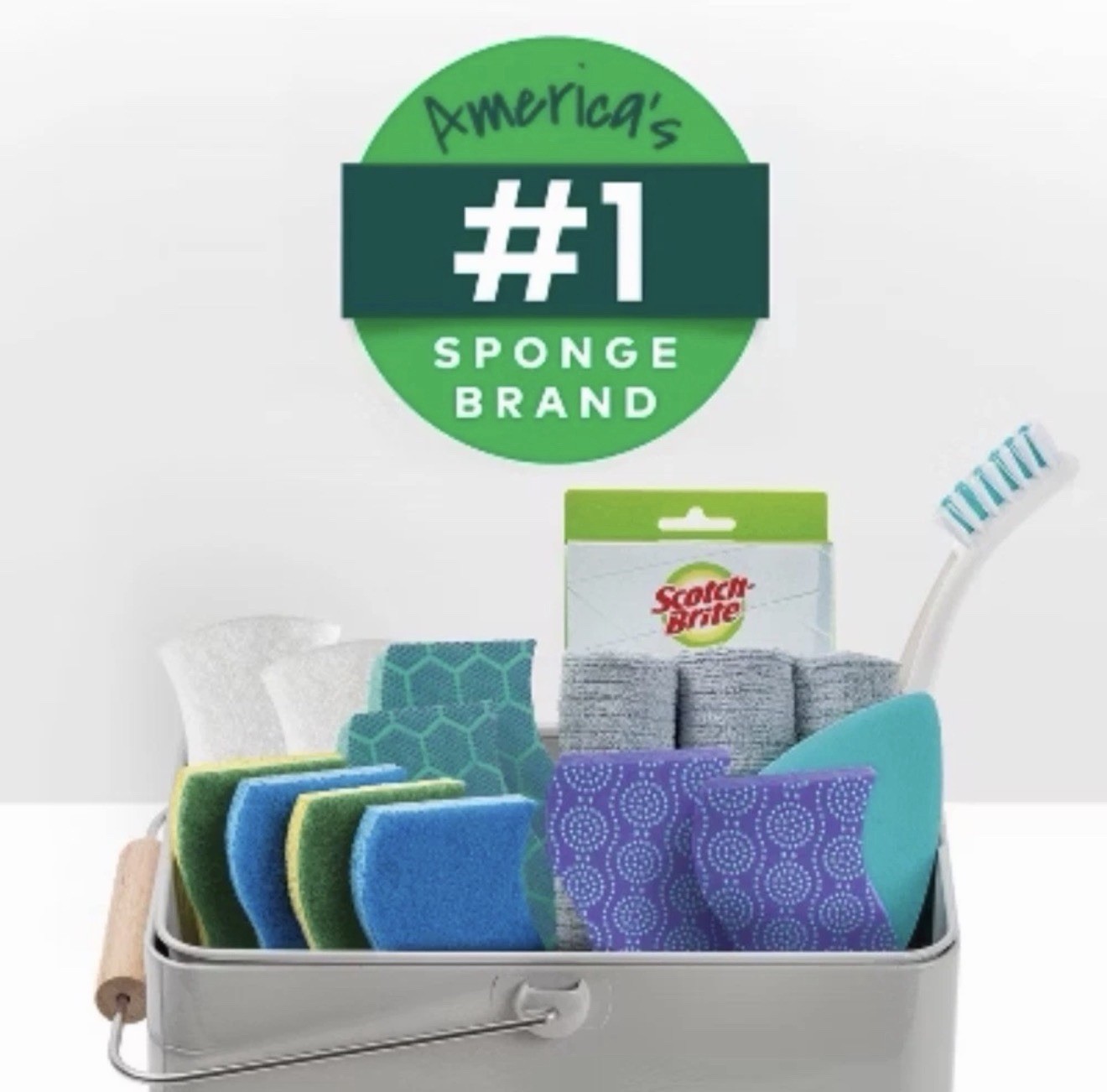 Scotch-Brite Multi-Purpose Sponges – 4pk