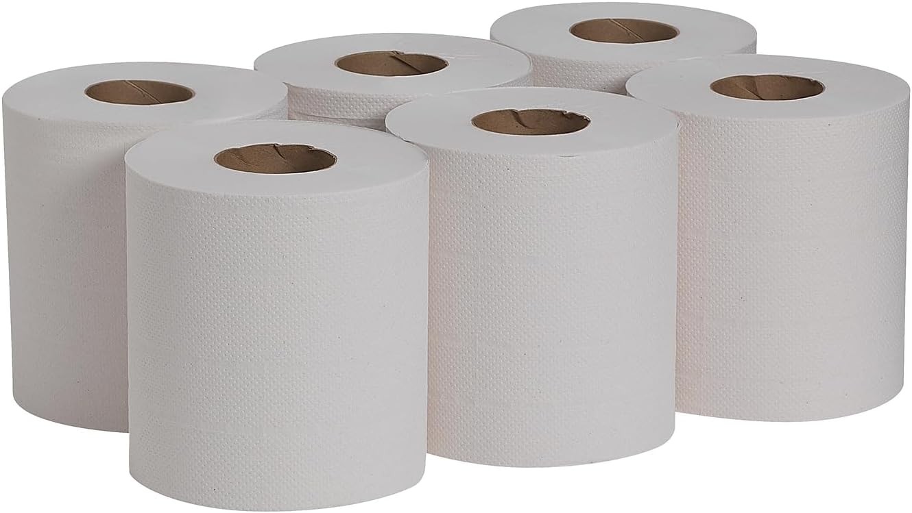 44000 2-Ply Center-Pull Perforated Wipers, 8 1/4 x 12, 520/Roll, 6 Rolls/Carton