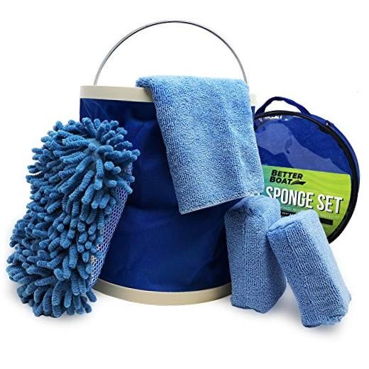 Boat Cleaner and Car Wash Sponges, Non-Scratch Microfiber Sponge and Wash