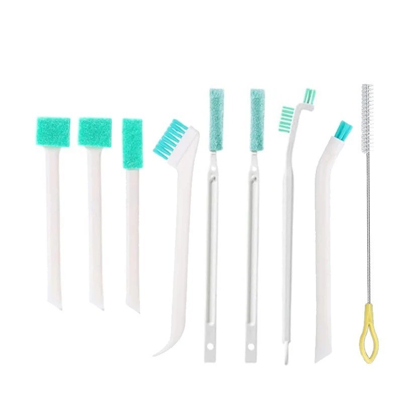 9pcs Household Cleaning Brush Set – Multi-Purpose Bottle, Window & Crevice Clean