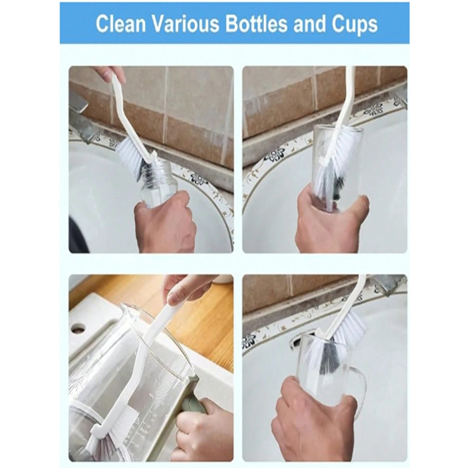 Gap Cleaning Brush Hard Bristle Crevice Brush For Kitchen House Cleaning Scrub