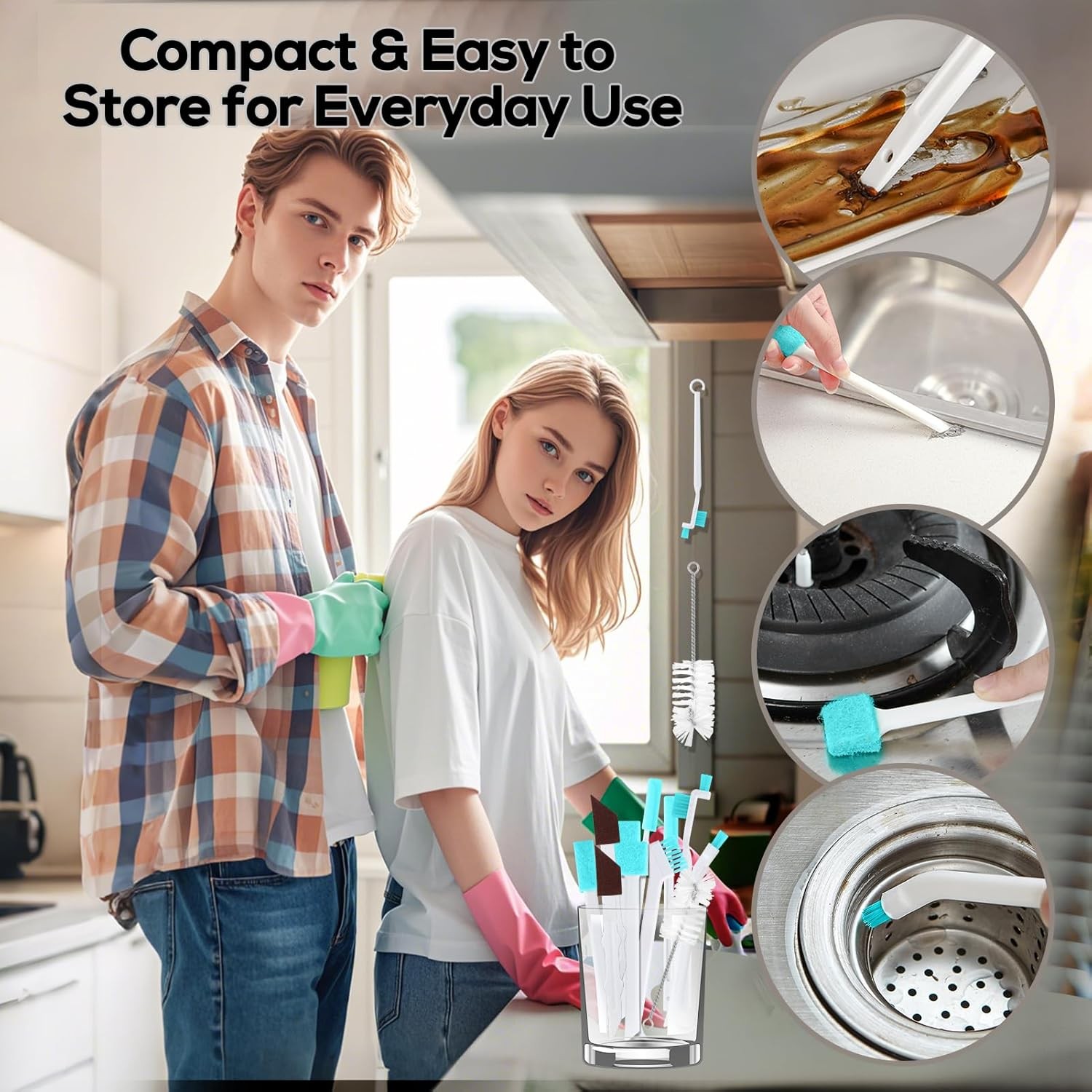 11 Pcs Humidifier Cleaner Brush Set – Small Detail Cleaning Brushes for