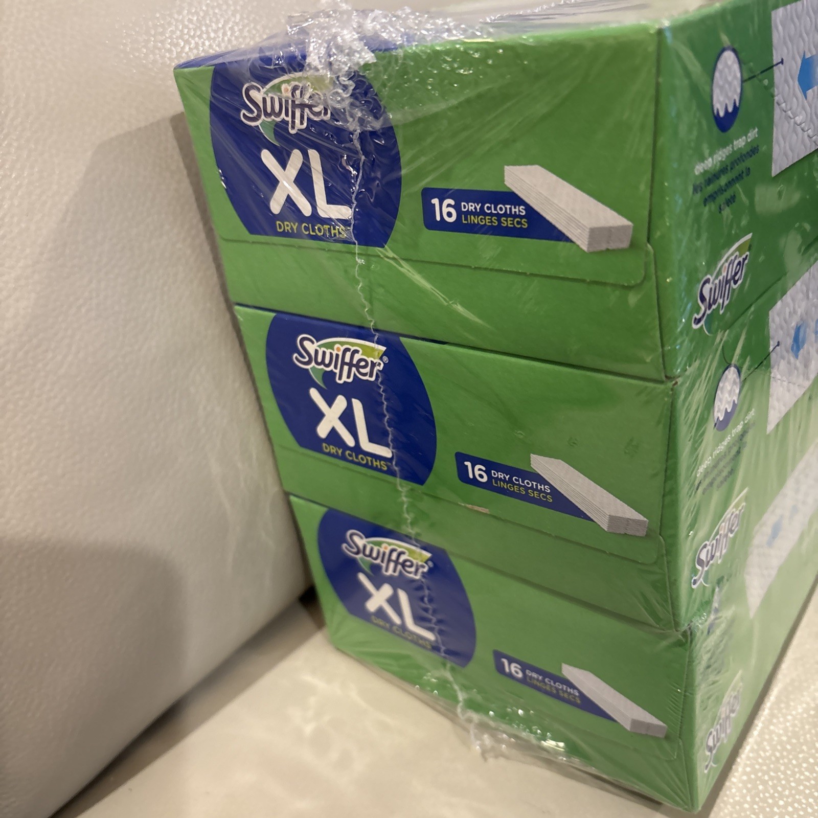 Swiffer Sweeper XL Dry Sweeping Cloths 3 Pack 16 Count Boxes