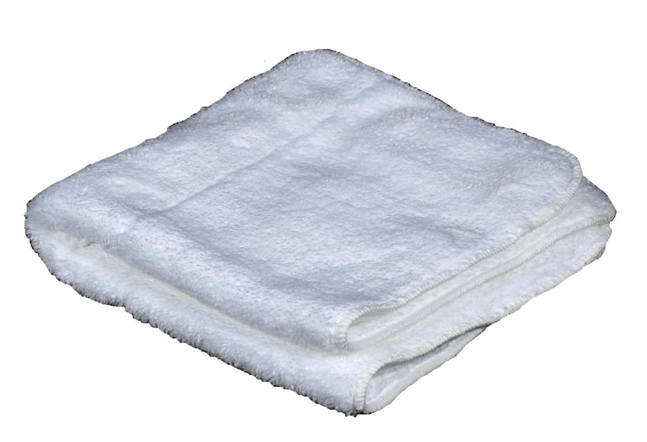Monster White Fluffy 16″x16″ Extra Thick Korean Microfiber Deluxe Drying Towel