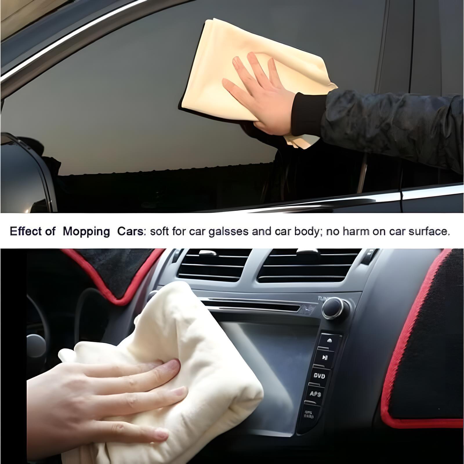 Car Cleaning Cloth Washing Absorbent Drying Shammy Towe Natural Chamois Leather