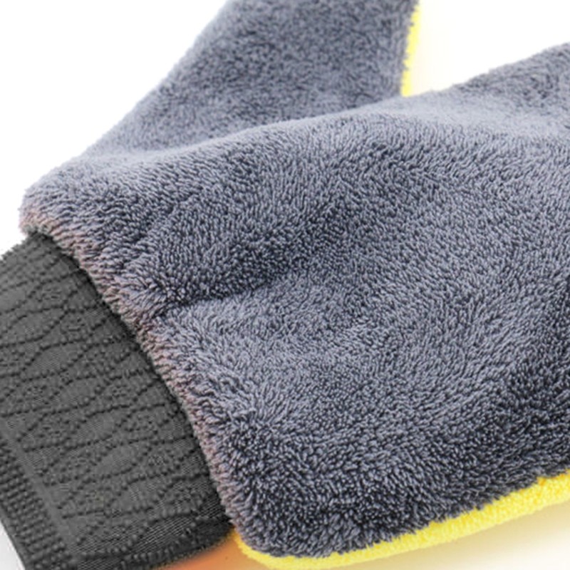 24x20cm Car Wash Mitt Microfibre Cleaning Glove Polishing Shampoo Duster Towel