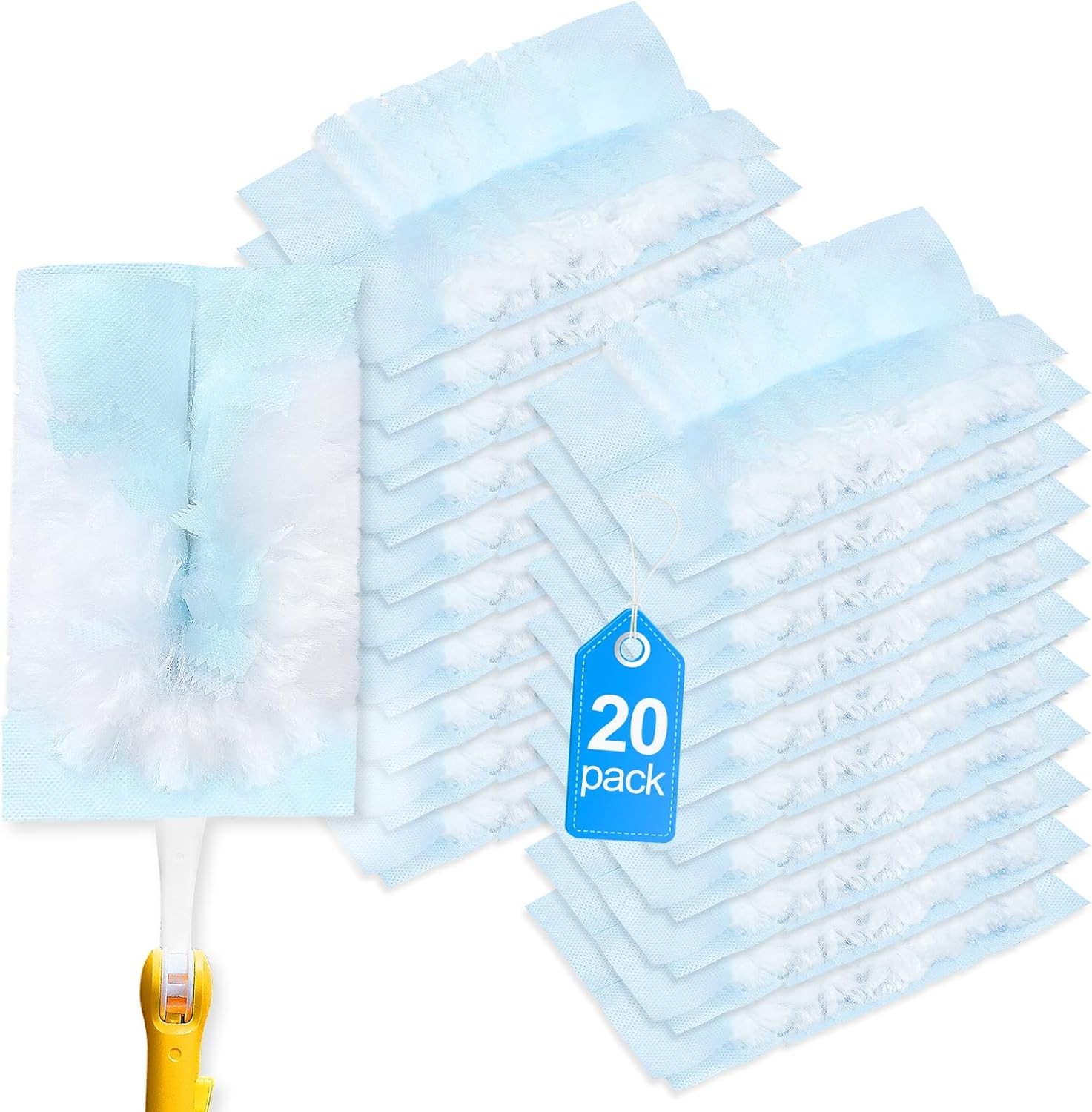 Swiffer-Compatible Unscented Heavy Duty Duster Refills, 20 Count