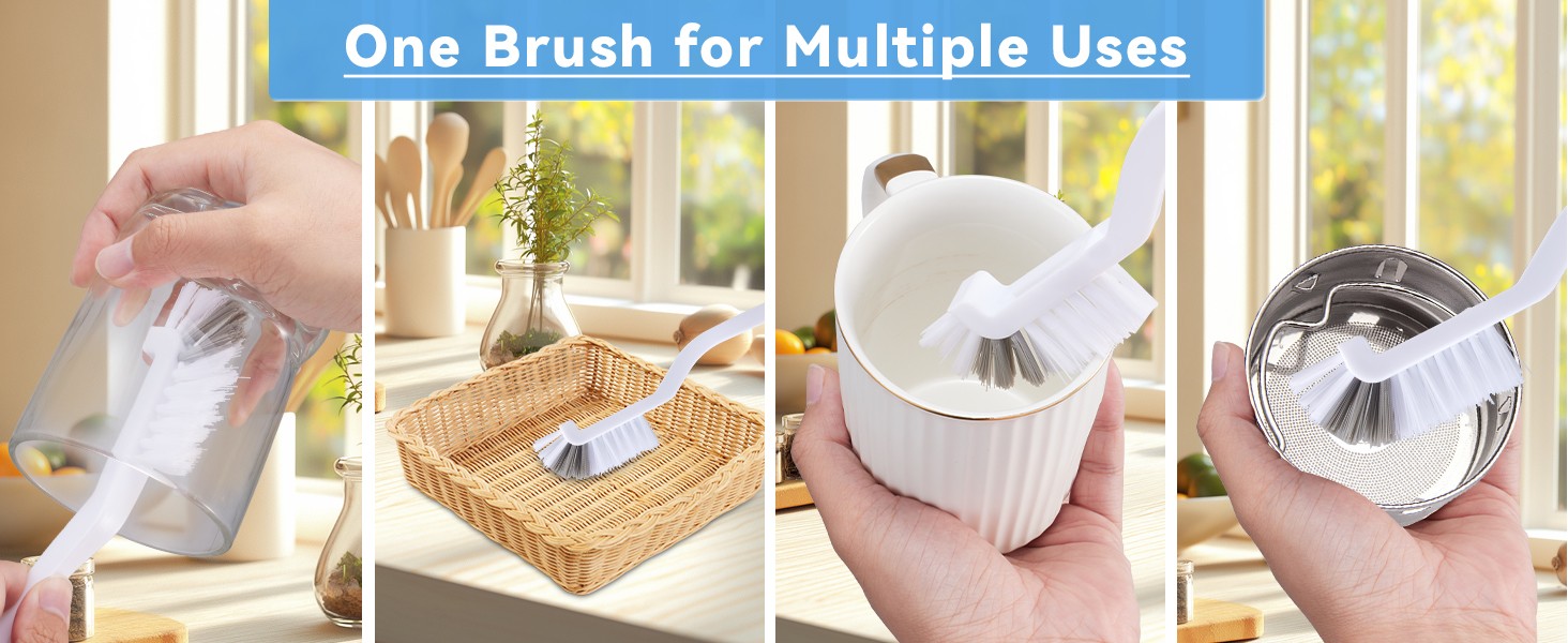 13PCS Crevice Cleaning Brush Set,Multifunctional Cleaning Brush Tools,Hard