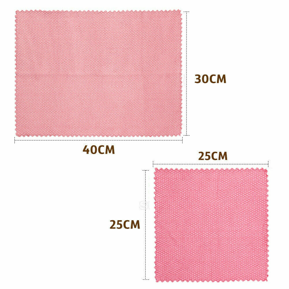 5PCS Kitchen Microfibre Nano Dish Washing Window Glass Cleaning Cloths Scale
