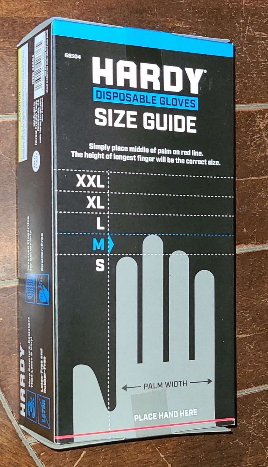 Hardy BLUE Heavy Duty M Nitrile Disposable Gloves ~50 Gloves Per Box~ 7 MIL