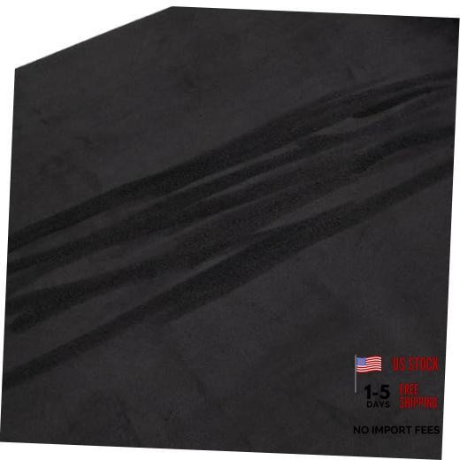 Y.A. LOTUS Self-Adhesive Suede Decorative Film 17in x 70in 17in x 70in Black