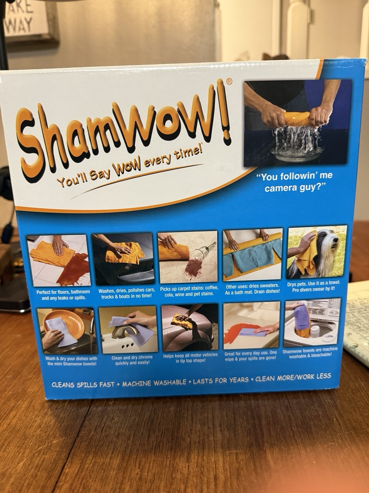 The Original Shamwow Super Absorbant Towels Box 16 8 Large Mini Made In Germany